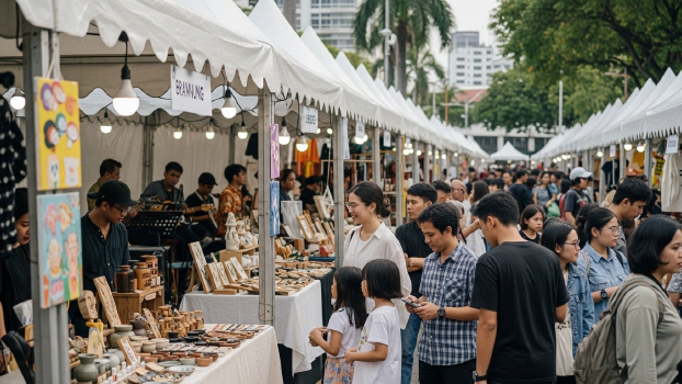 Bandung Creative Market: Local Brands and Crafts