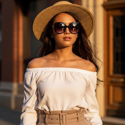 Chic Summer Street Style Portrait
