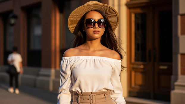 Chic Summer Street Style Portrait