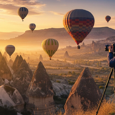 Hot Air Balloon Sunrise Photography