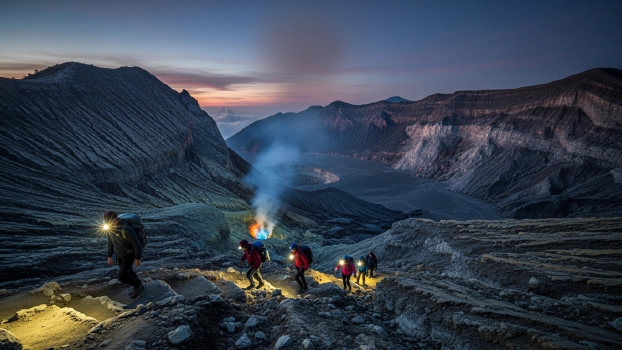 Ijen Crater and the Blue Fire Phenomenon
