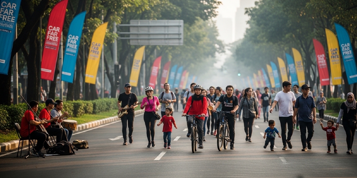 Jakarta Car Free Day: Sunday Morning Vibes