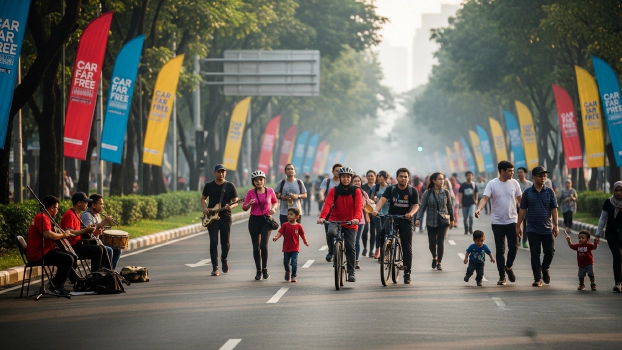 Jakarta Car Free Day: Sunday Morning Vibes
