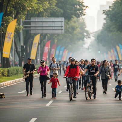 Jakarta Car Free Day: Sunday Morning Vibes