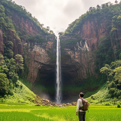 Lembah Harau: Towering Cliffs and Waterfalls