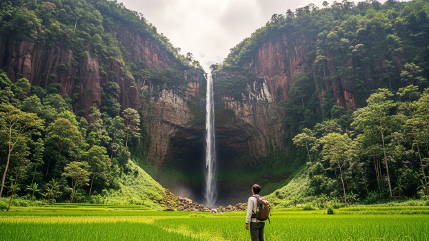 Lembah Harau: Towering Cliffs and Waterfalls