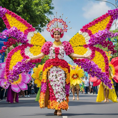 Malang Flower Carnival Parade