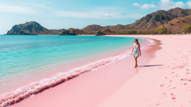 Pink Beach Lombok: A Rare Coastal Beauty
